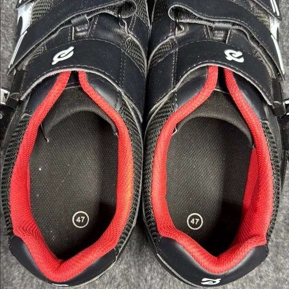 Peloton size 47 Men’s Black and Red Cycling Shoes - Picture 9 of 9